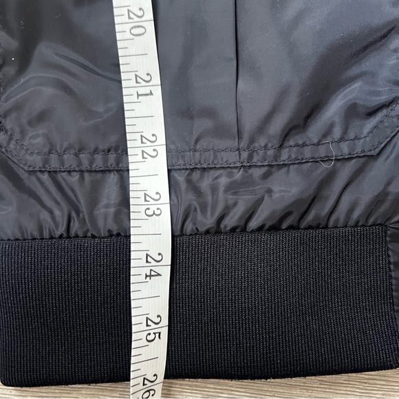 HM Men's Black Bomber Jacket - Picture 3 of 4